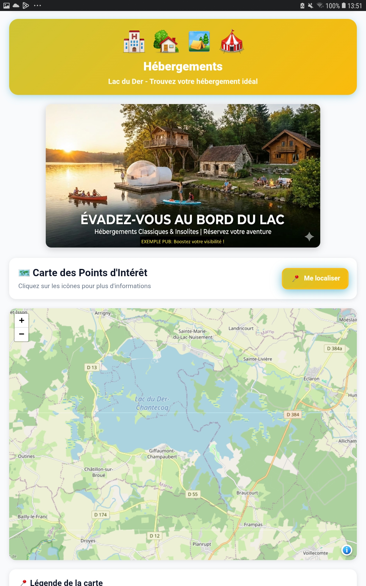 Liste des restaurants