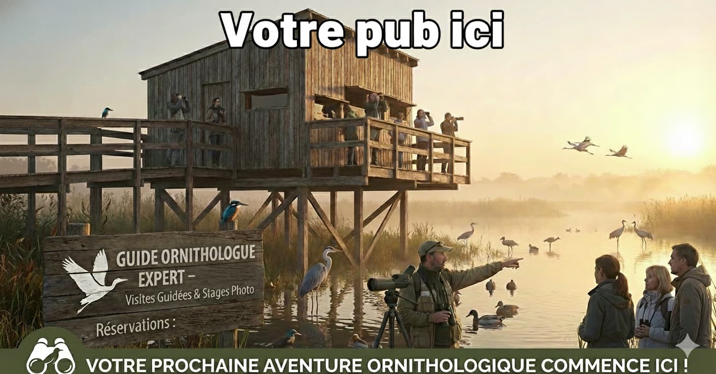 Publicité guide nature et ornithologue