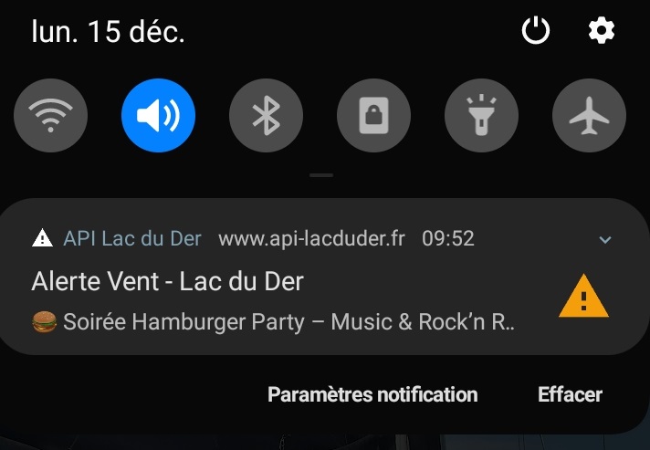 Exemple notification push